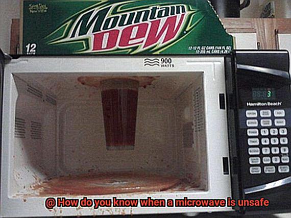 How do you know when a microwave is unsafe-3