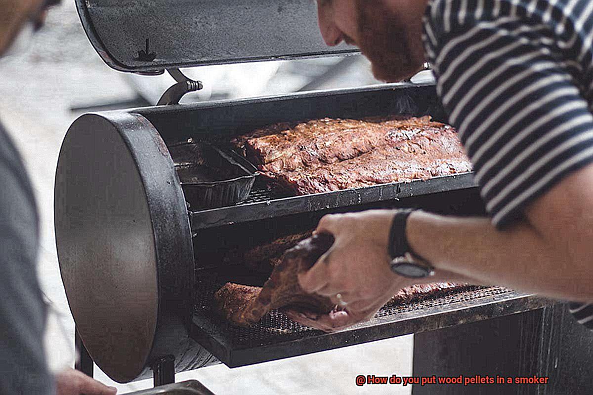 How do you put wood pellets in a smoker-4