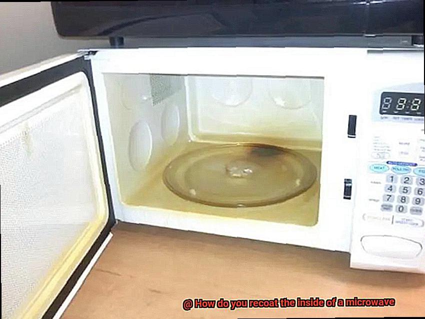 How do you recoat the inside of a microwave-11