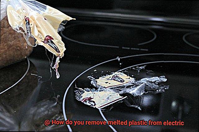 How do you remove melted plastic from electric-2