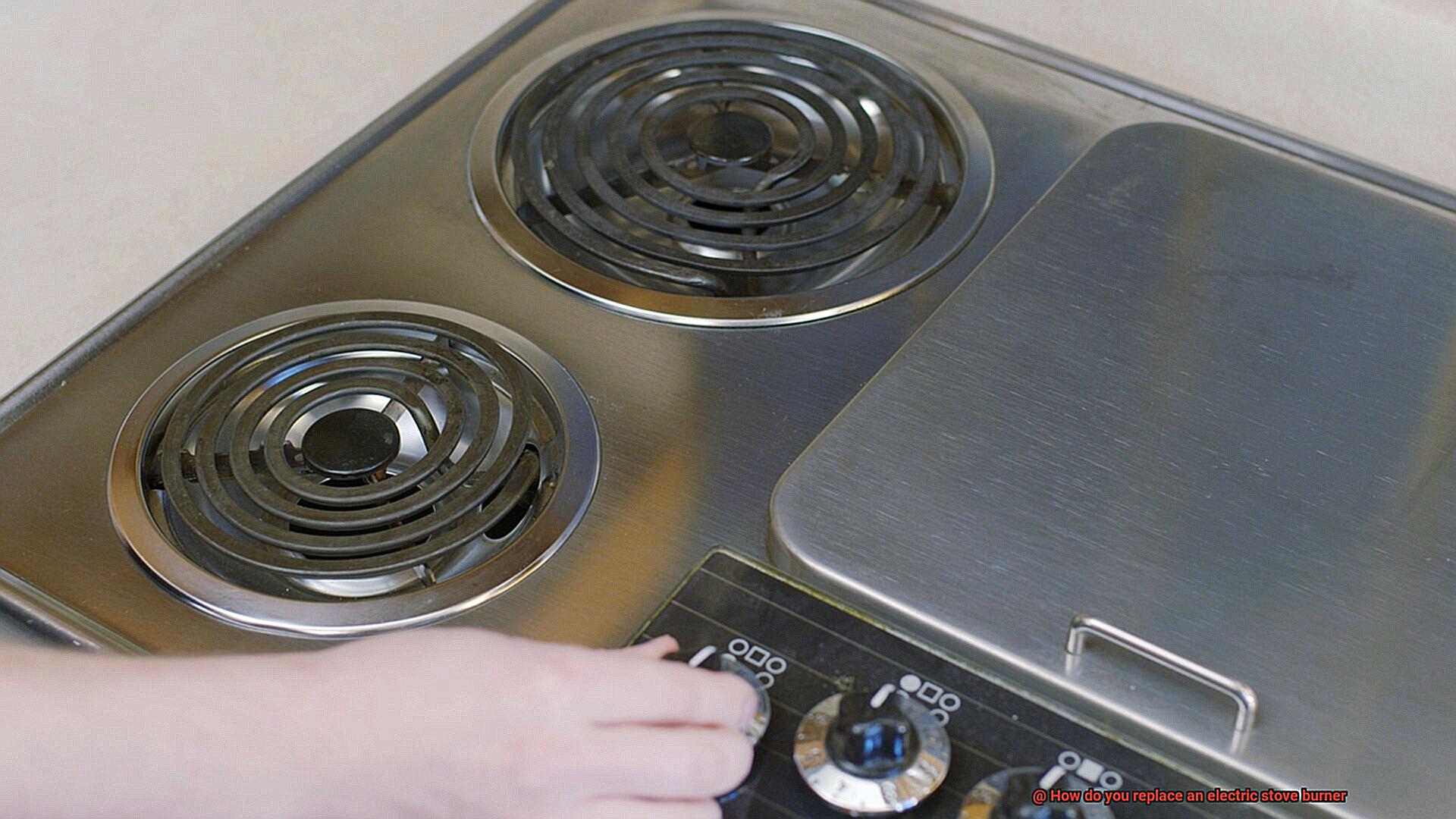 How do you replace an electric stove burner-7