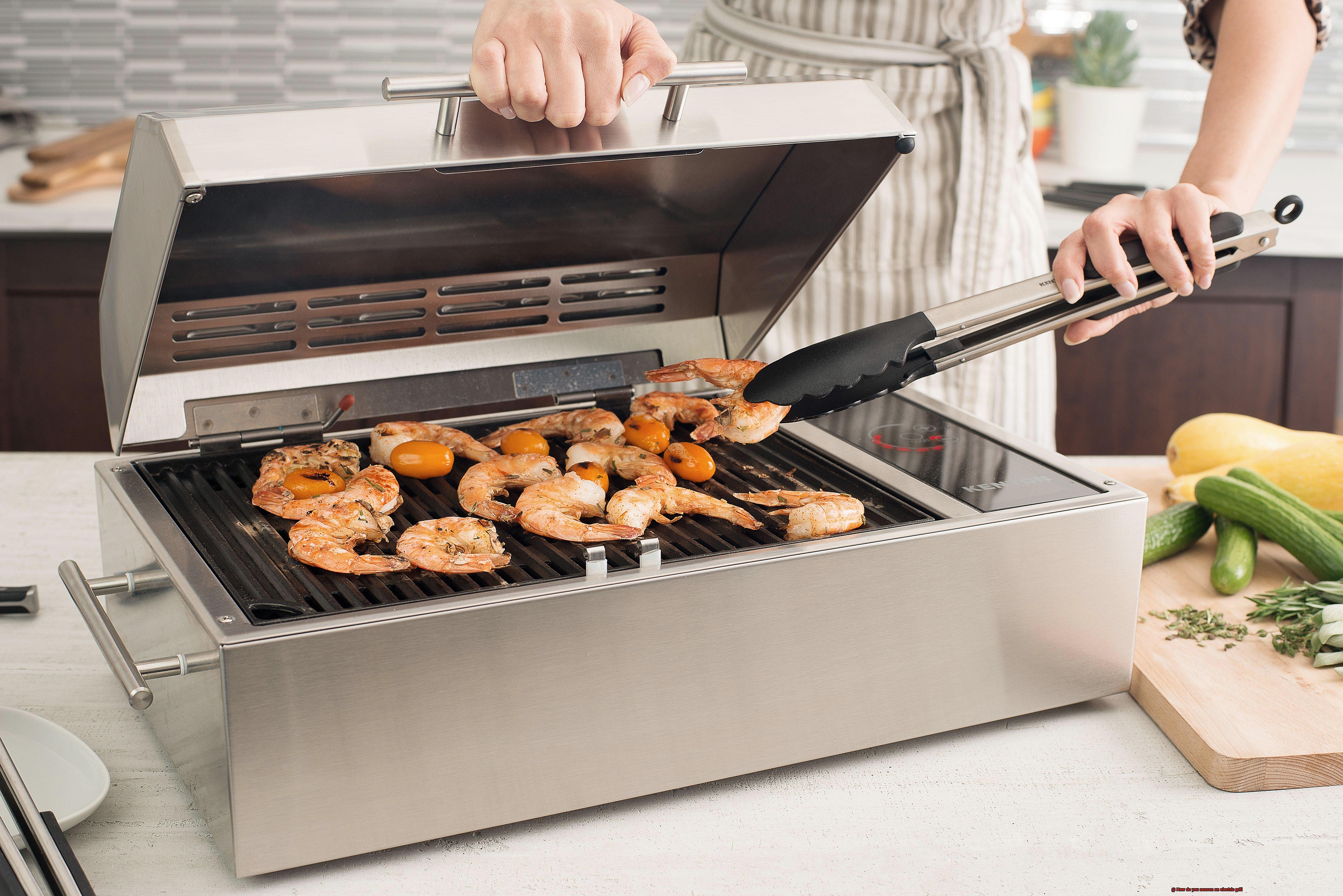 How do you season an electric grill-3