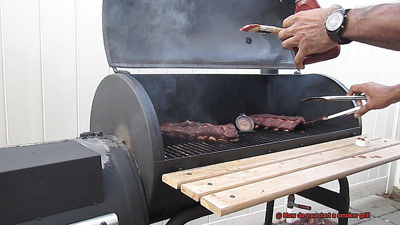 How do you start a smoker grill-5