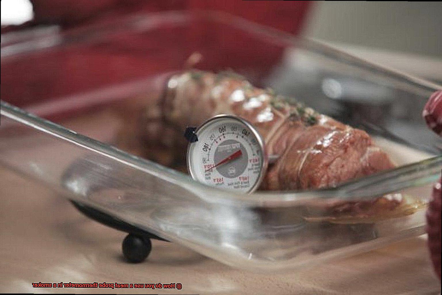 How do you use a meat probe thermometer in a smoker-4