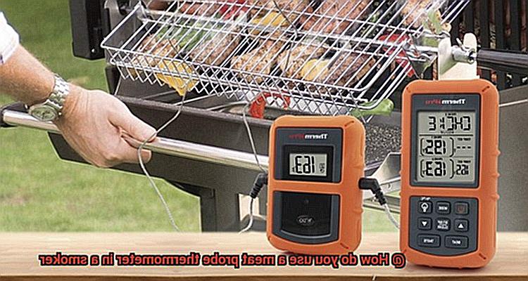 How do you use a meat probe thermometer in a smoker-7