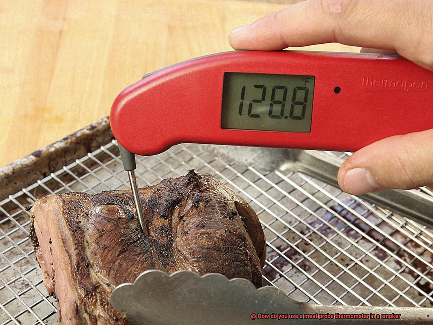 How do you use a meat probe thermometer in a smoker-5