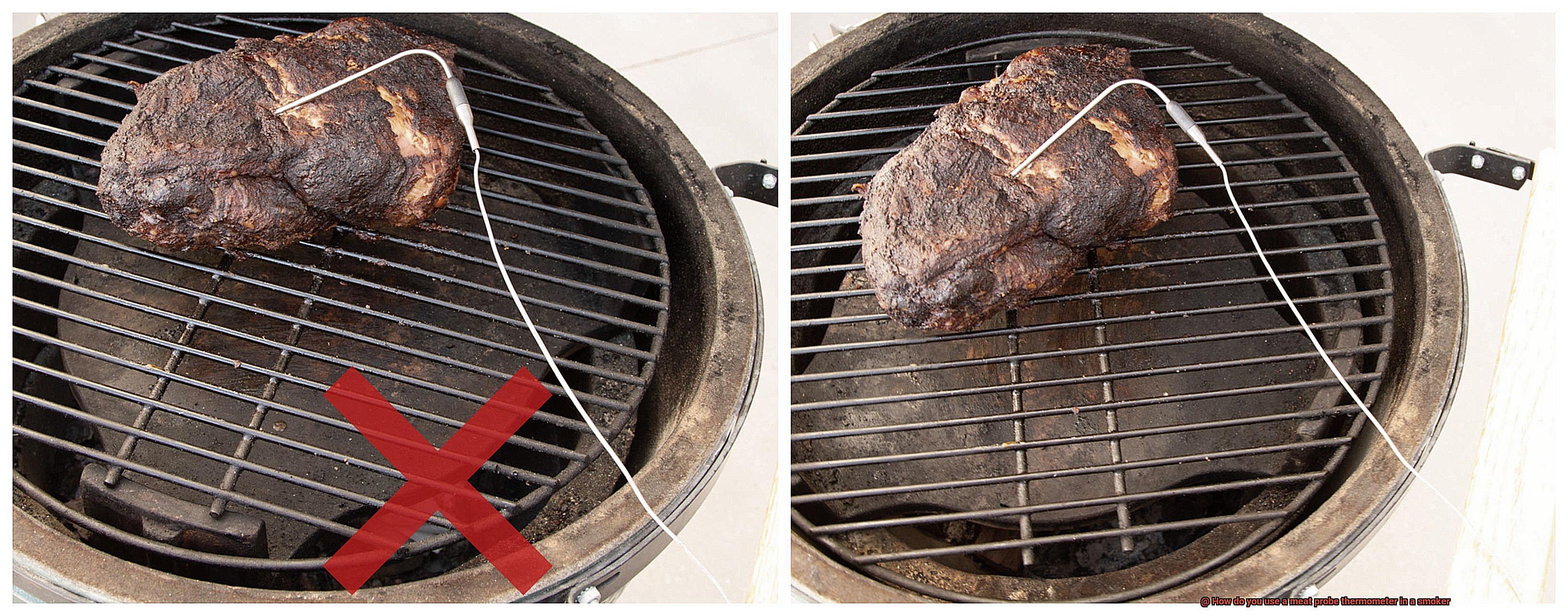 How do you use a meat probe thermometer in a smoker-6