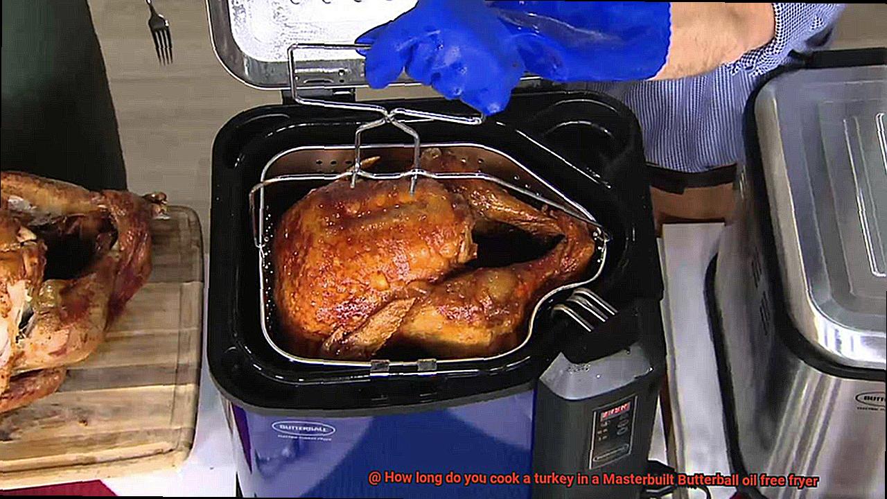 How long do you cook a turkey in a Masterbuilt Butterball oil free fryer-5