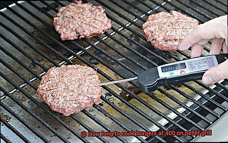 How long to cook burgers at 400 on pellet grill-3