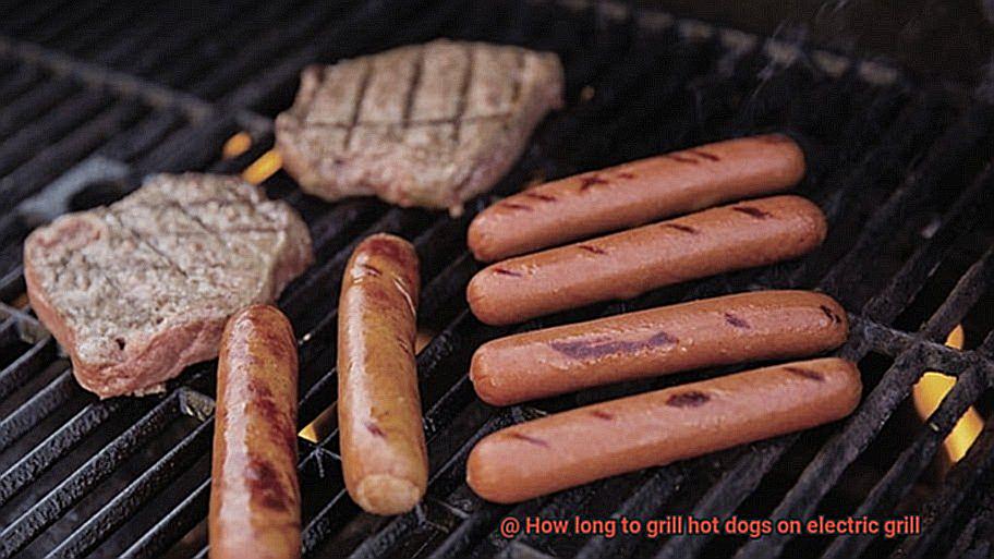 How long to grill hot dogs on electric grill-6