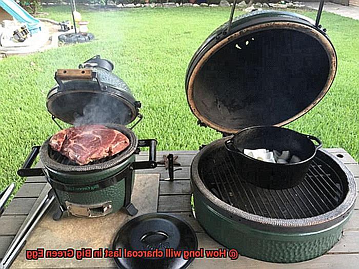 How long will charcoal last in Big Green Egg-6