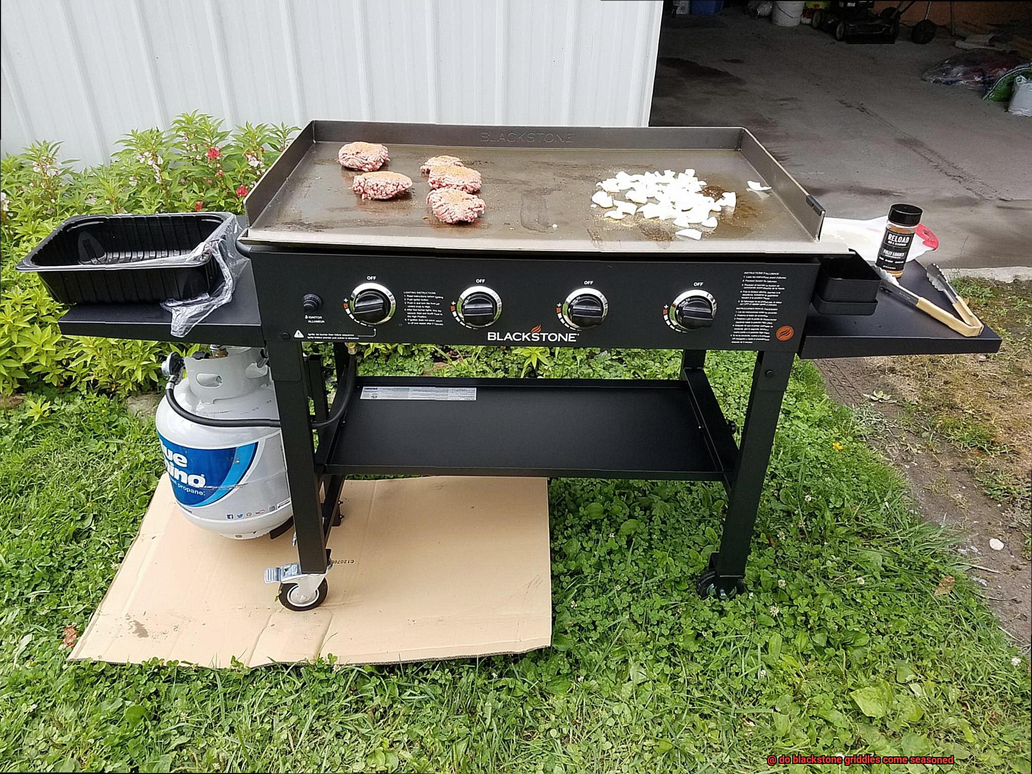 do blackstone griddles come seasoned? Pastime Bar And Grill