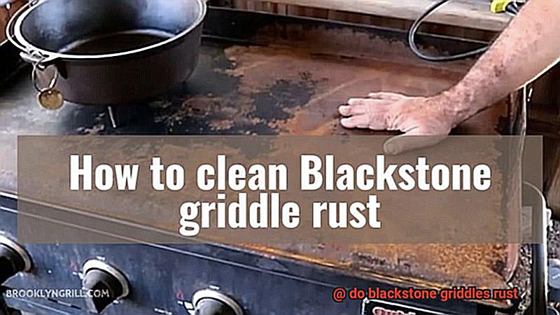 do blackstone griddles rust-3