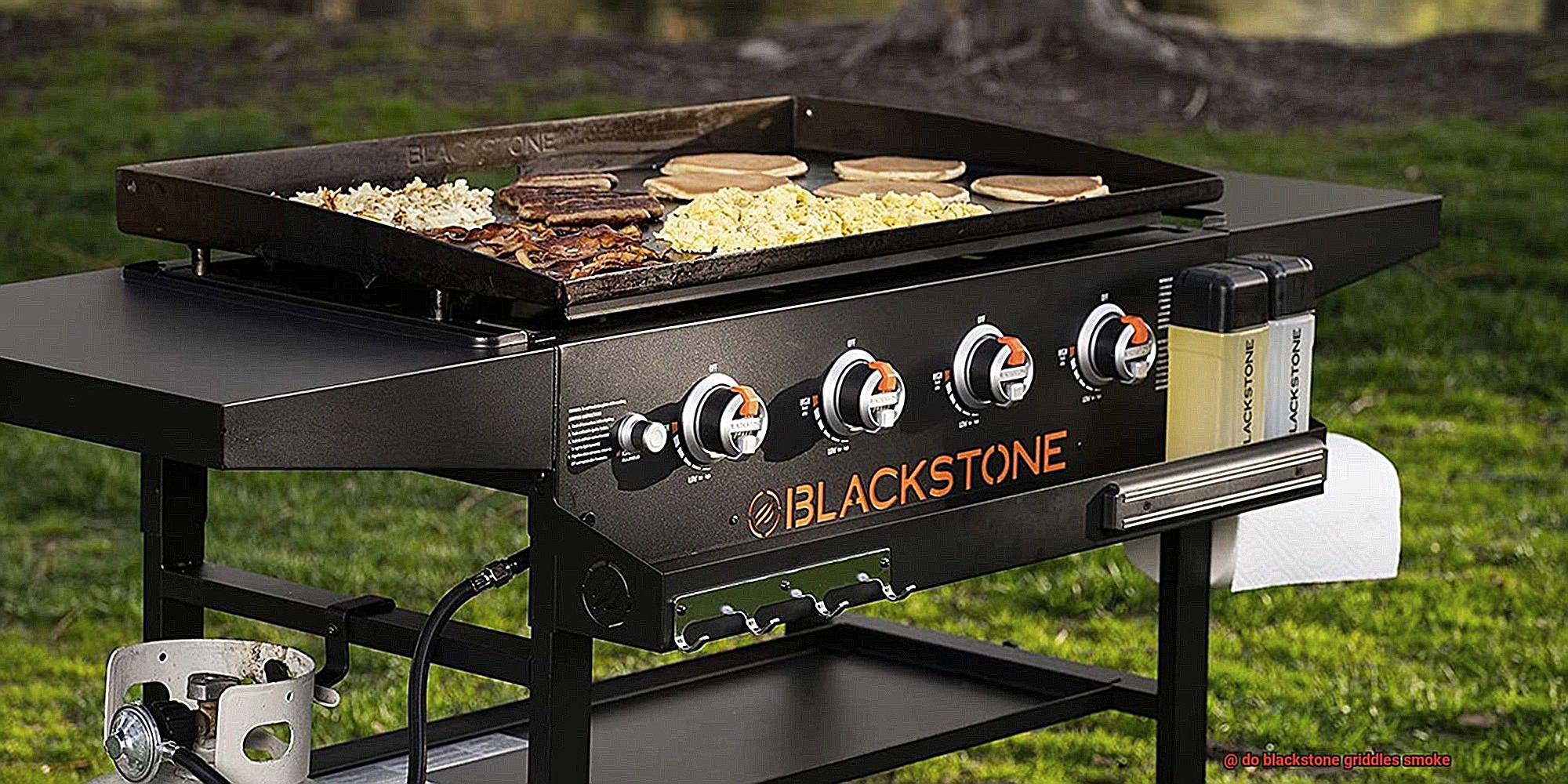 do blackstone griddles smoke-2