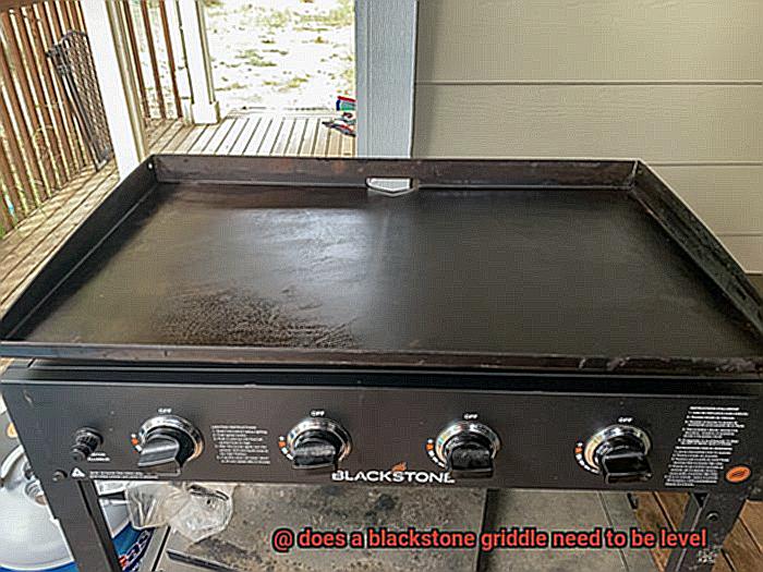 does a blackstone griddle need to be level-4