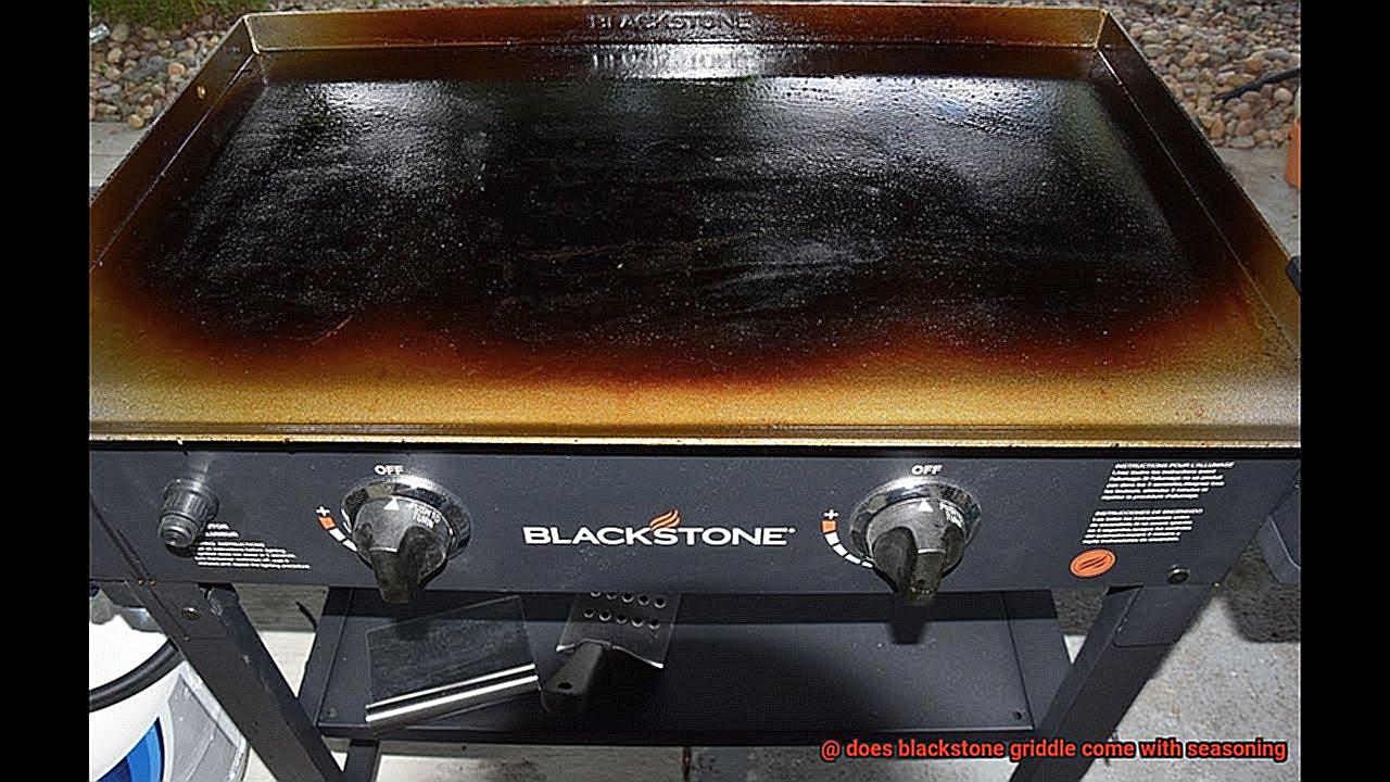 does blackstone griddle come with seasoning-4