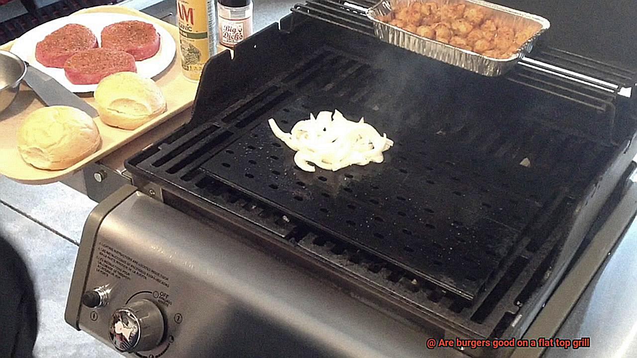 Are burgers good on a flat top grill-4