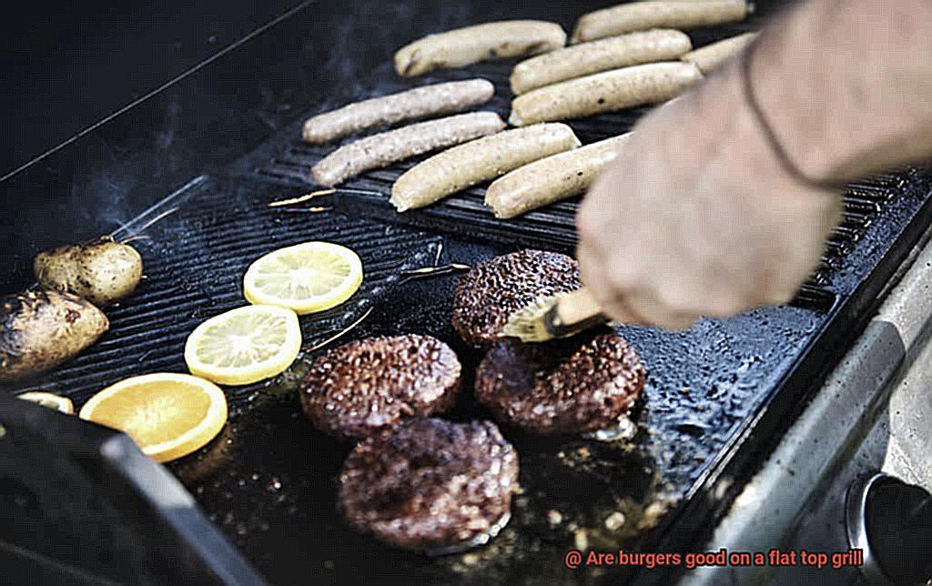 Are burgers good on a flat top grill-6