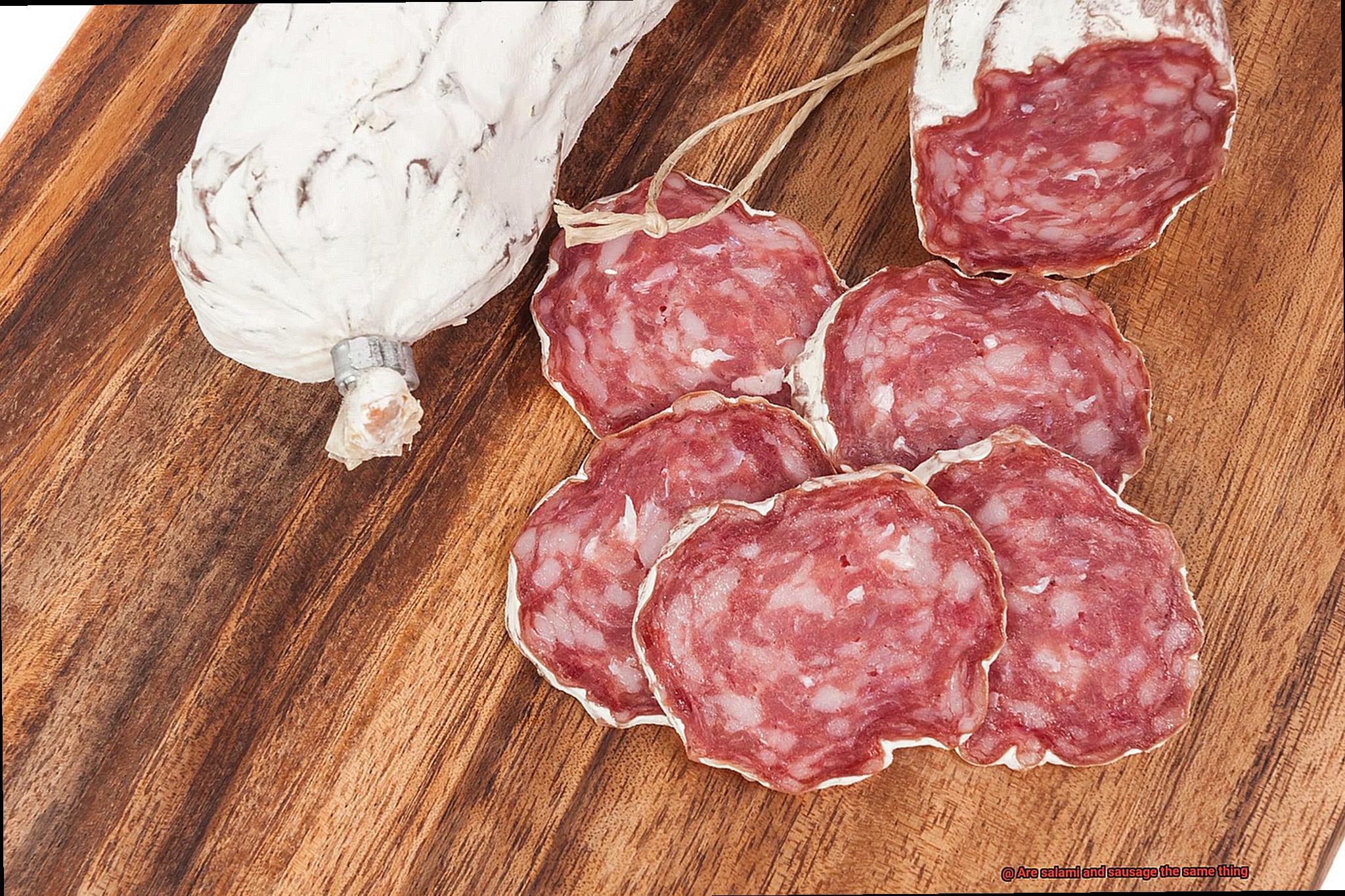 are salami and sausage the same thing