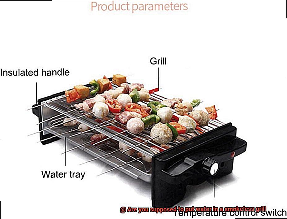 Are you supposed to put water in a smokeless grill-4