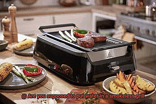 Are you supposed to put water in a smokeless grill-6