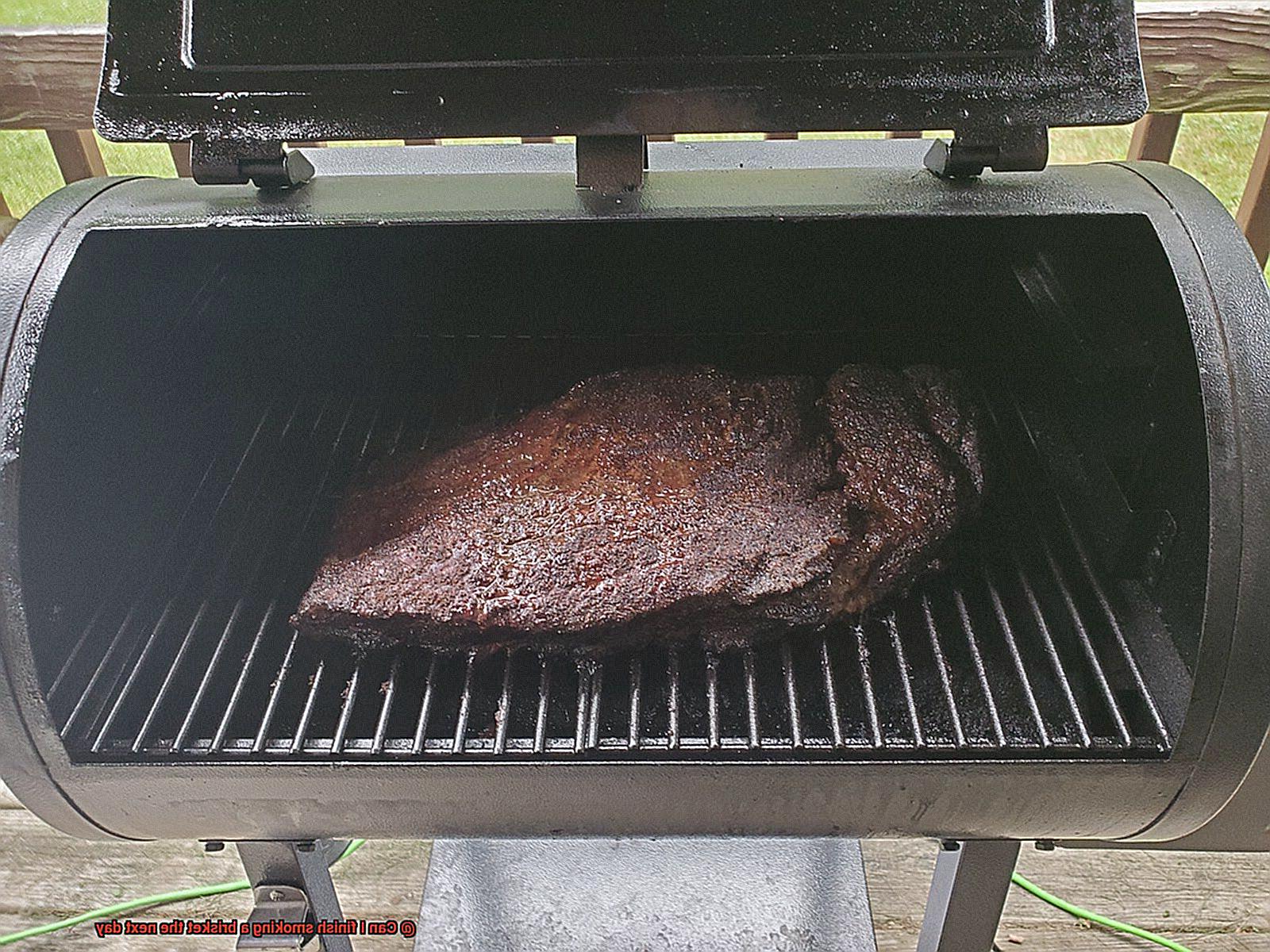 Can I finish smoking a brisket the next day-2