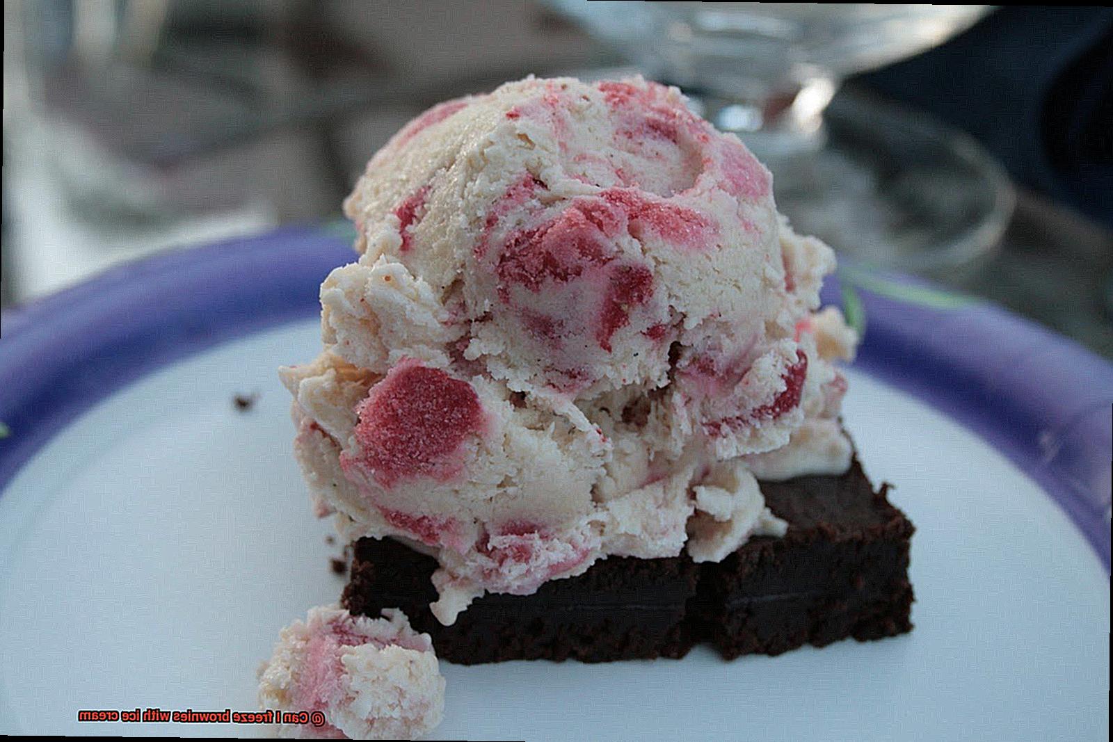 Can I freeze brownies with ice cream-4