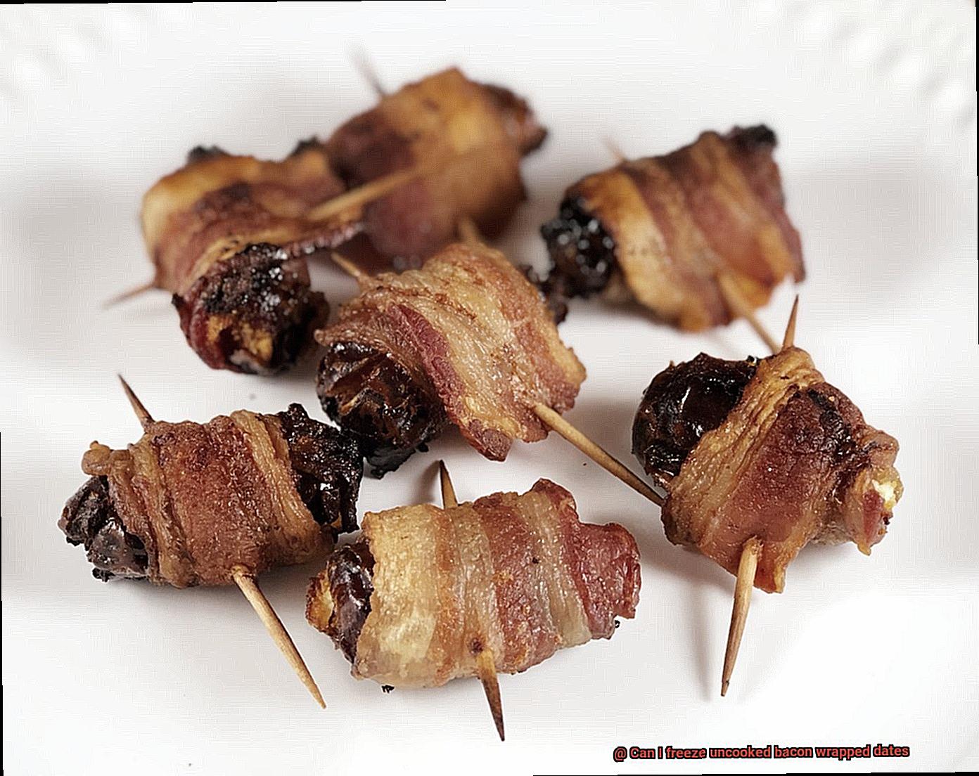 Can I freeze uncooked bacon wrapped dates-8