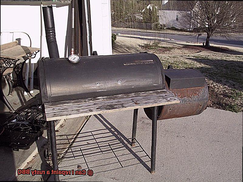 Can I repaint a rusty BBQ-2