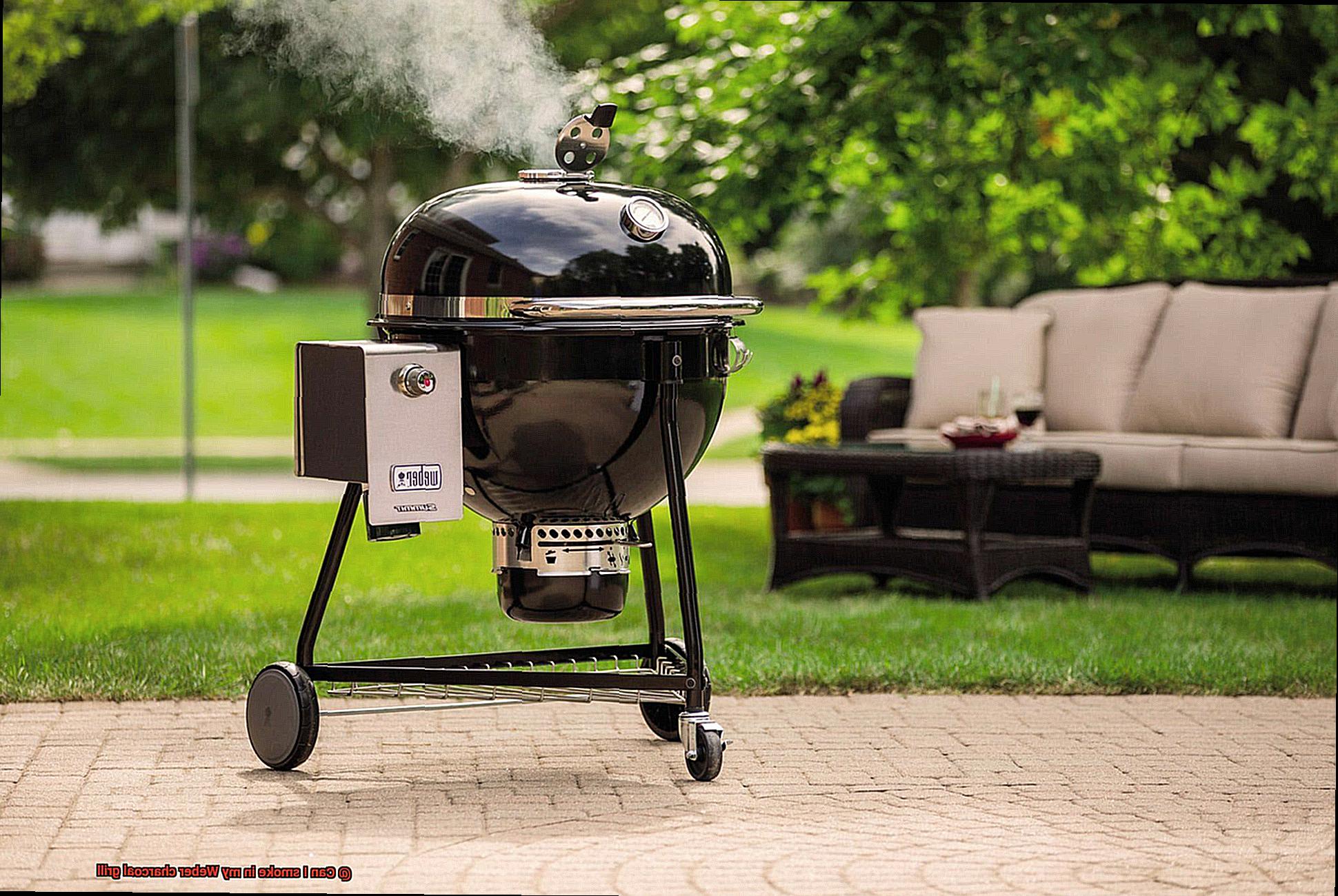 Can I smoke in my Weber charcoal grill-7