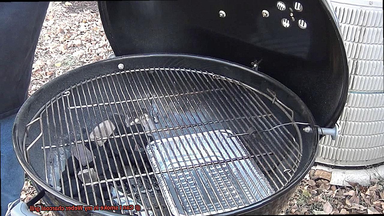 Can I smoke in my Weber charcoal grill-11