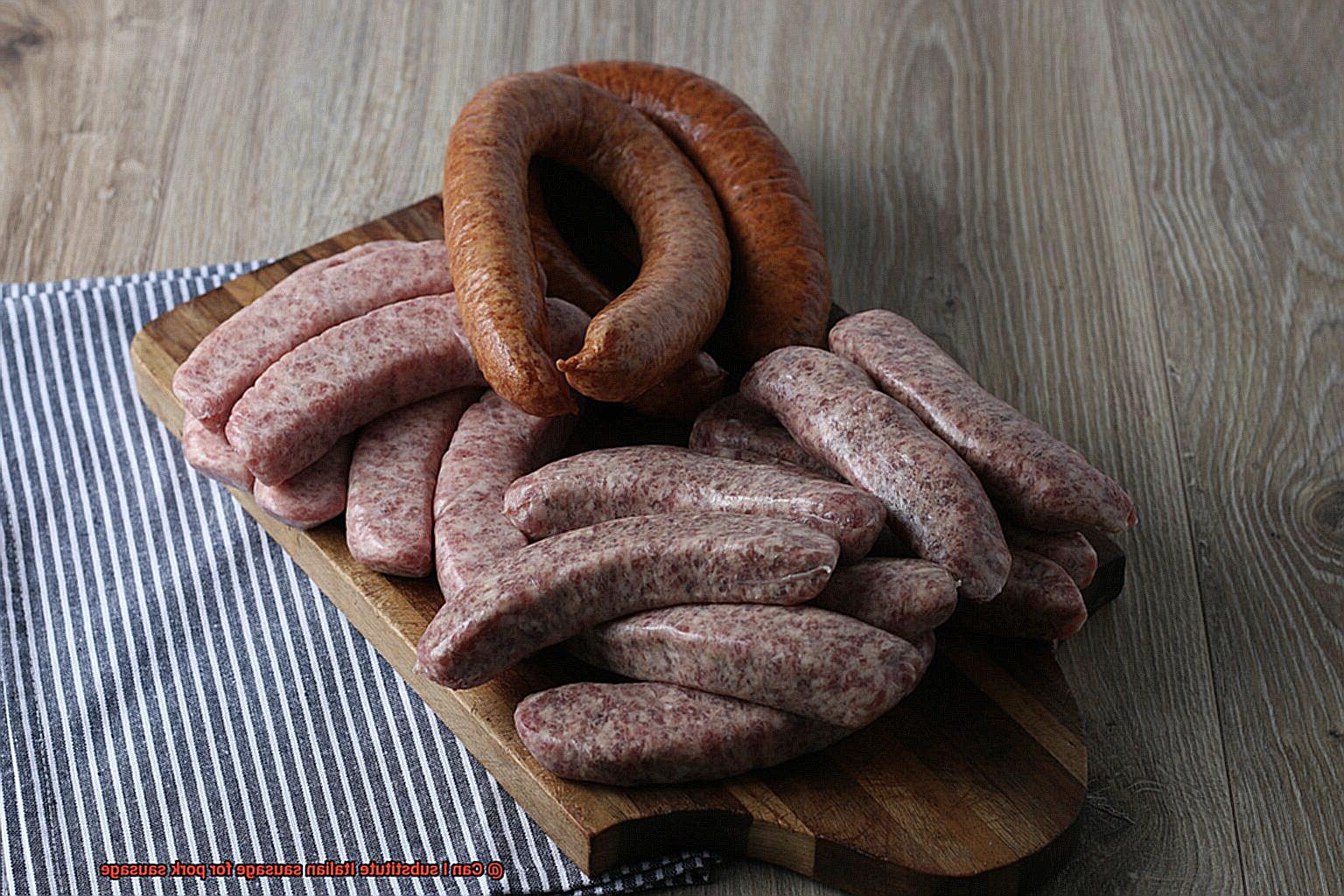 Can I substitute Italian sausage for pork sausage-6