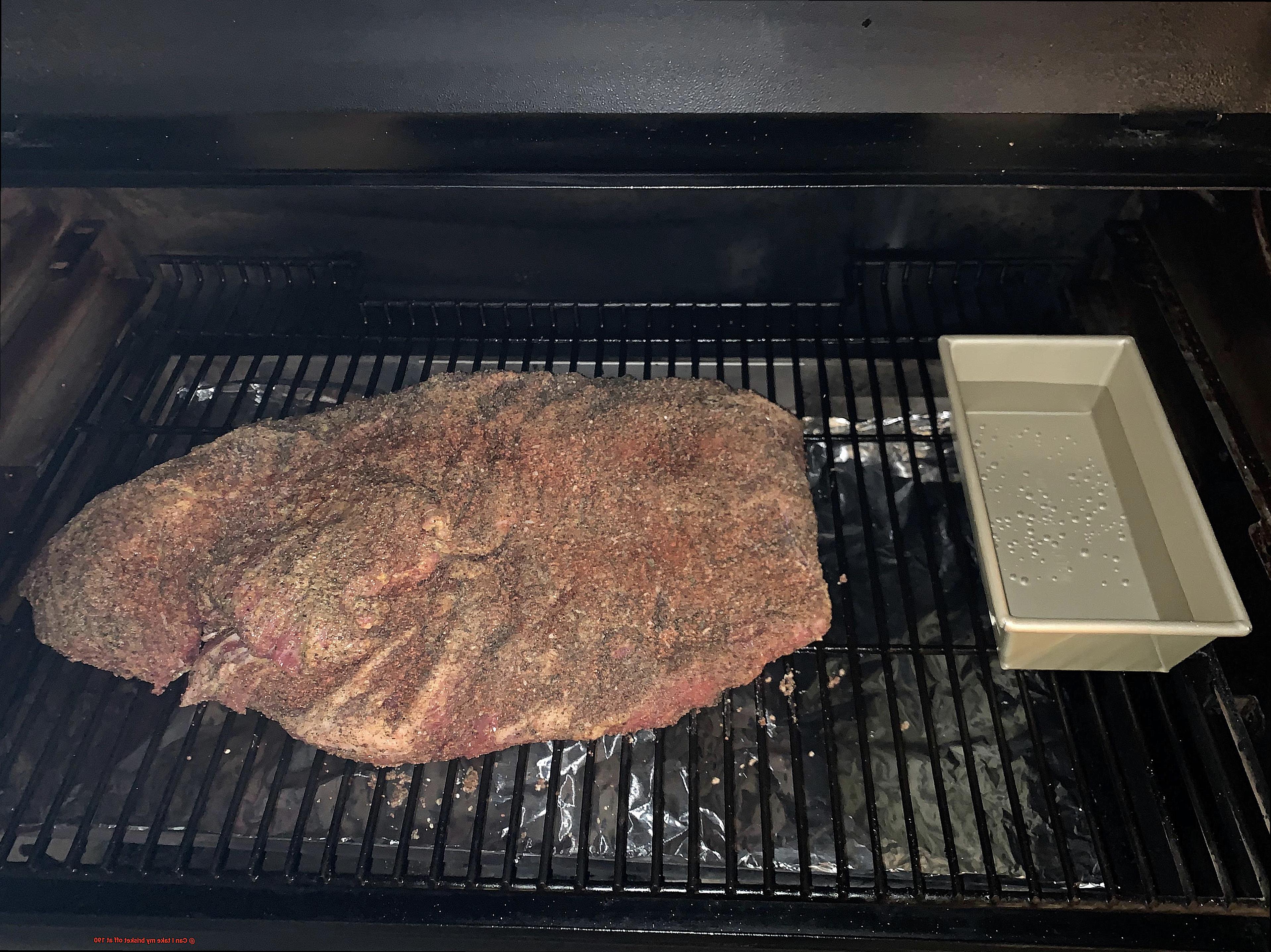 Can I take my brisket off at 190-4