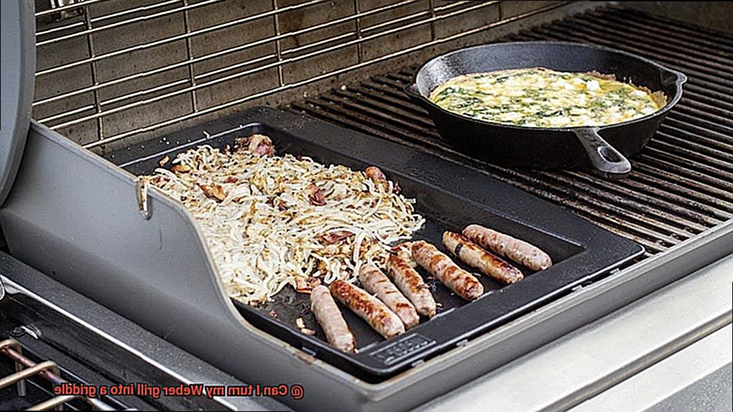 Can I turn my Weber grill into a griddle-5