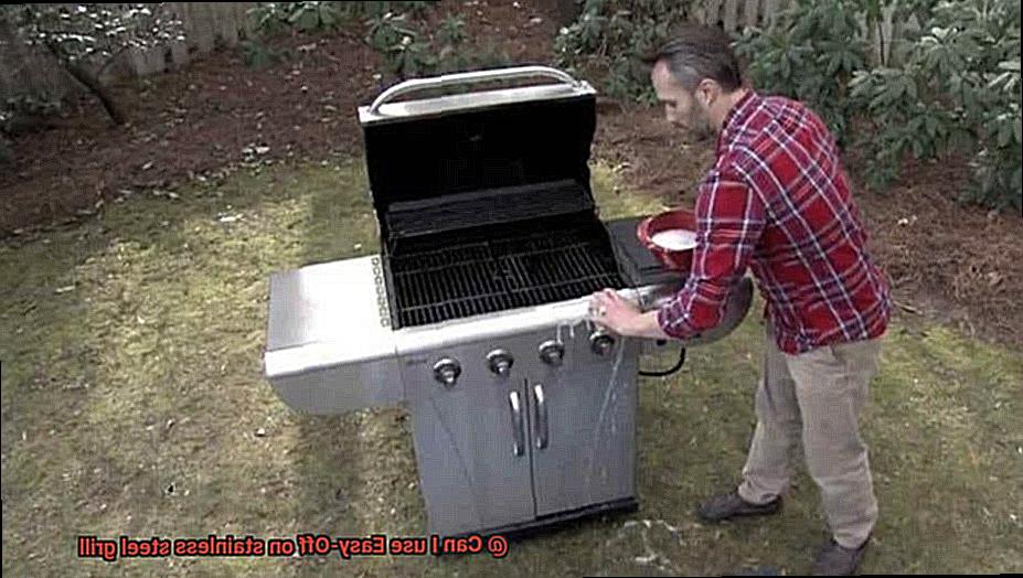 Can I use Easy-Off on stainless steel grill-4