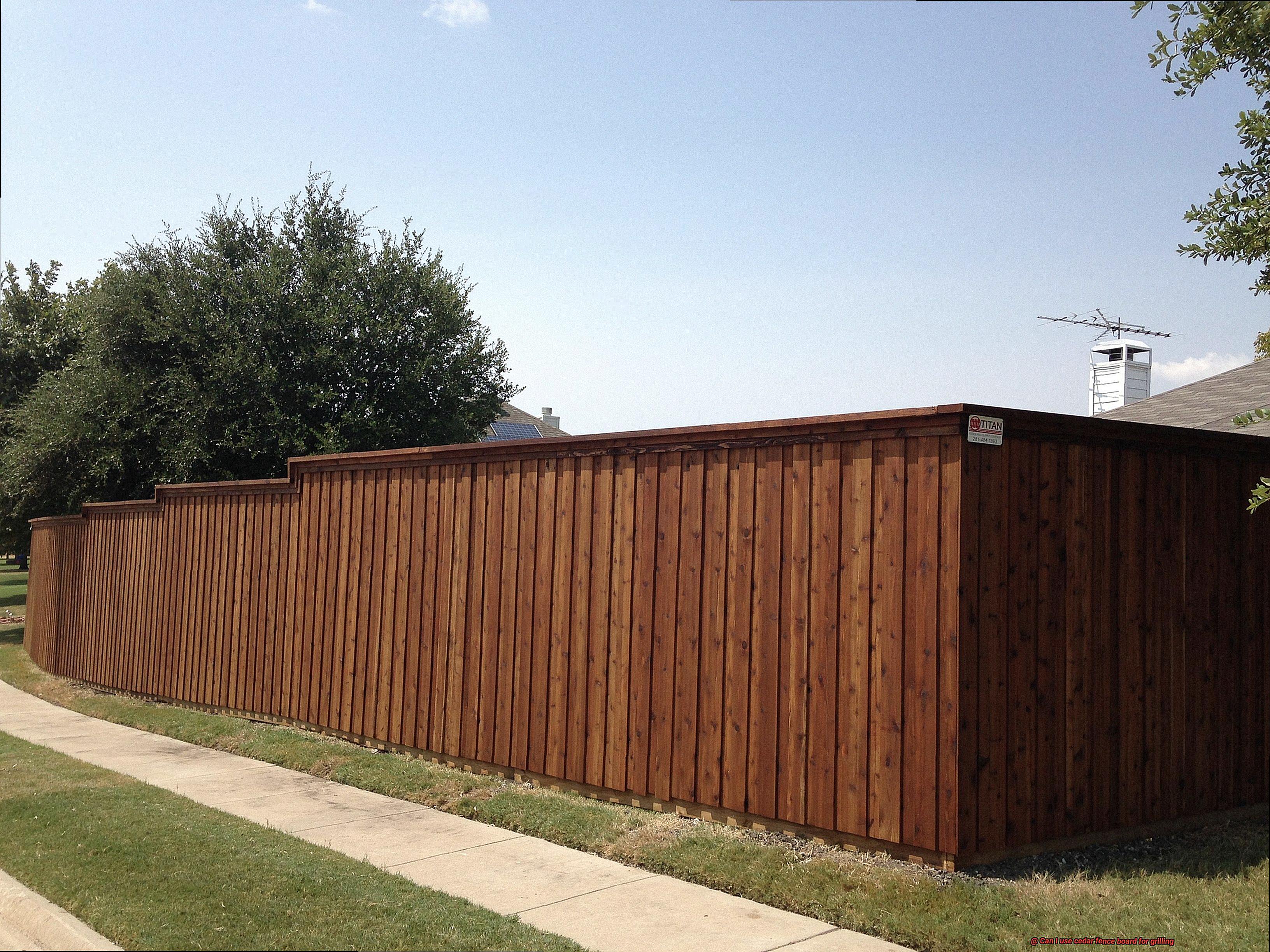 Can I use cedar fence board for grilling-6