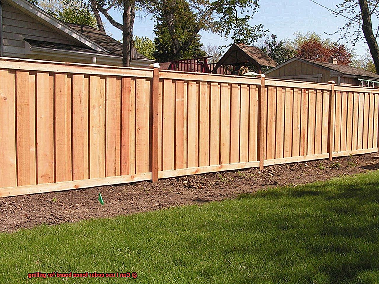 Can I use cedar fence board for grilling-2