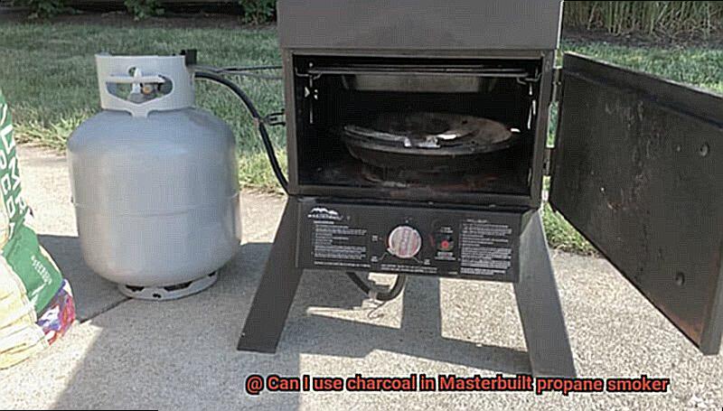 Can I use charcoal in Masterbuilt propane smoker-4