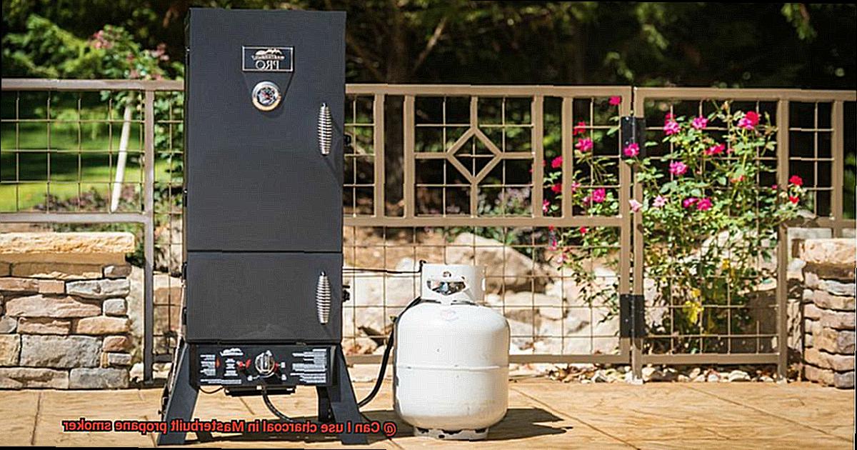 Can I use charcoal in Masterbuilt propane smoker-8