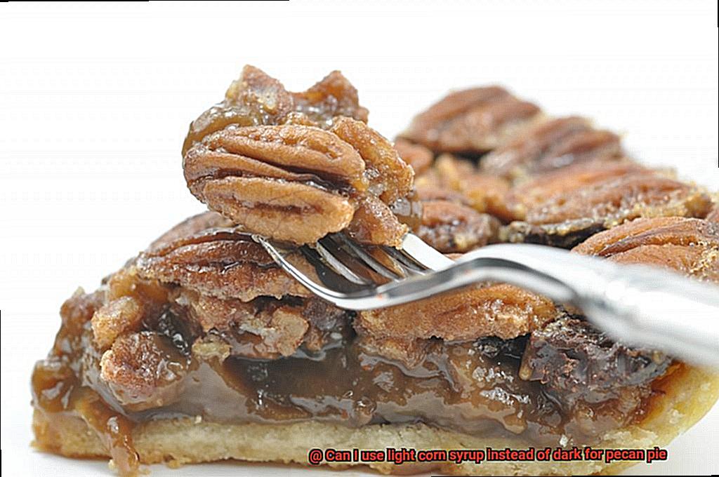 Can I use light corn syrup instead of dark for pecan pie-6