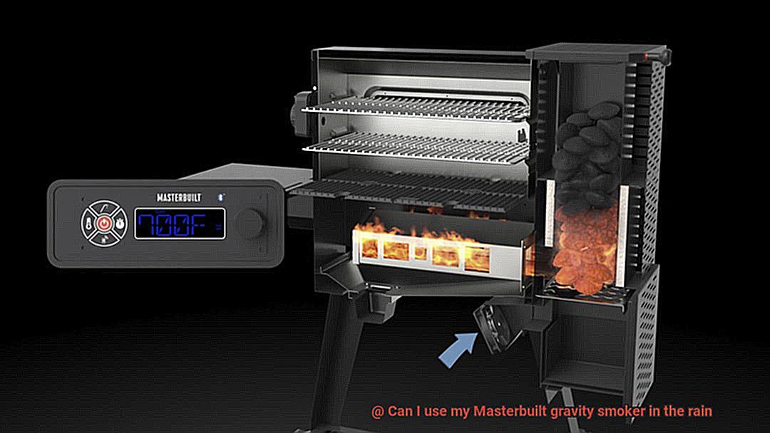 Can I use my Masterbuilt gravity smoker in the rain-10