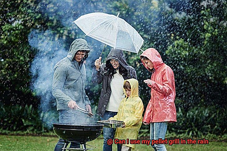 Can I use my pellet grill in the rain -3