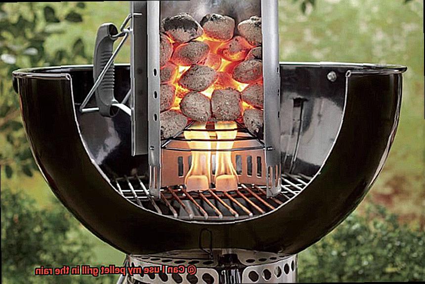 Can I use my pellet grill in the rain -7