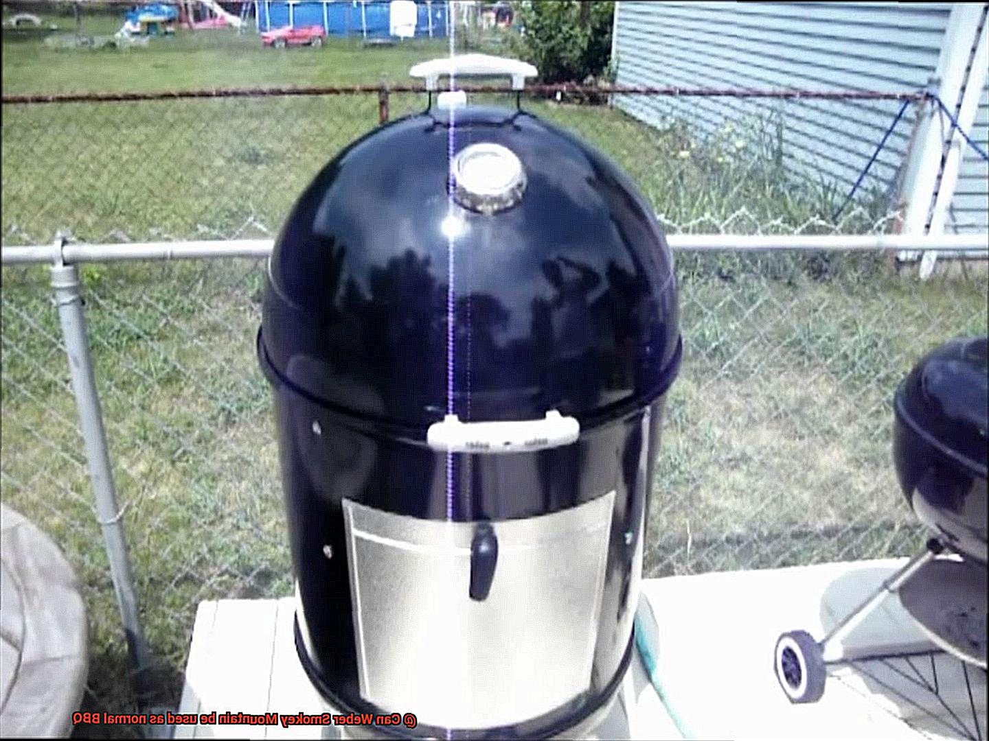 Can Weber Smokey Mountain be used as normal BBQ-7