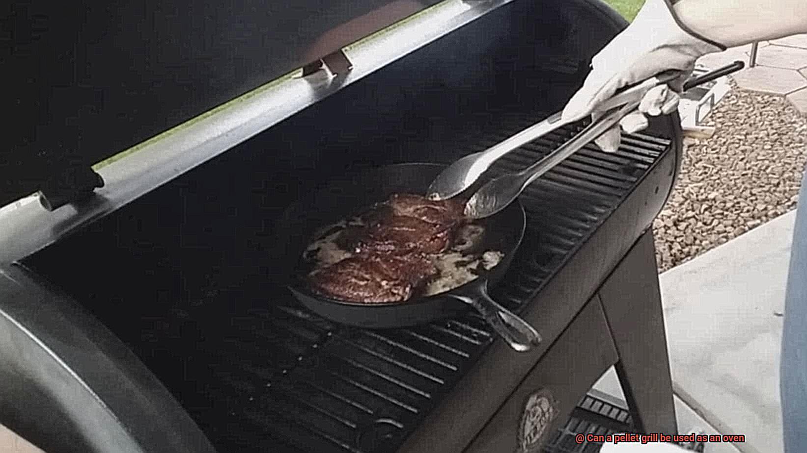 Can a pellet grill be used as an oven -4