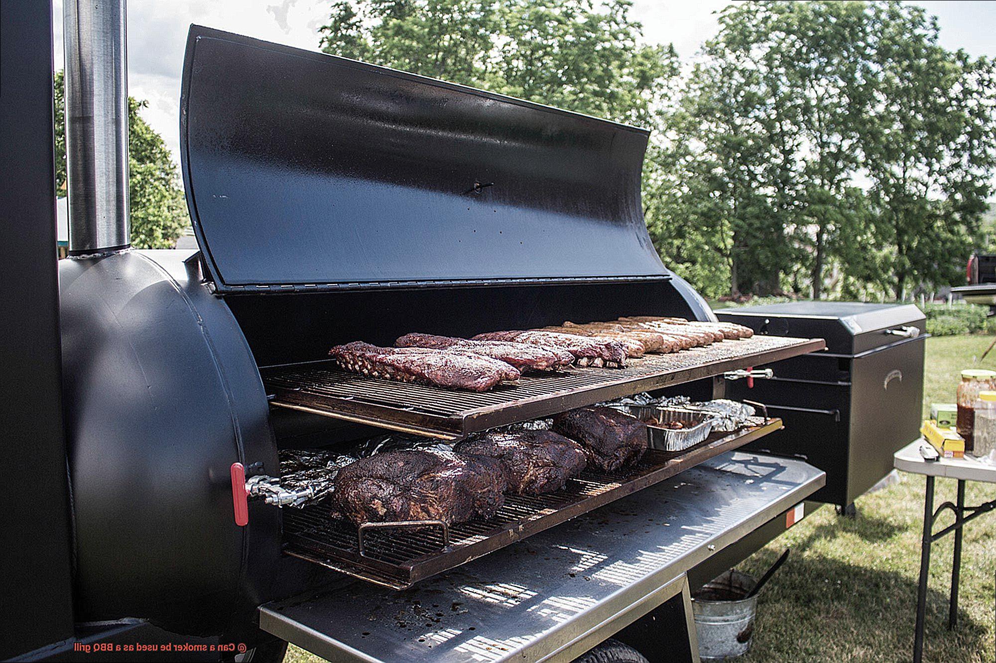 Can a smoker be used as a BBQ grill-6