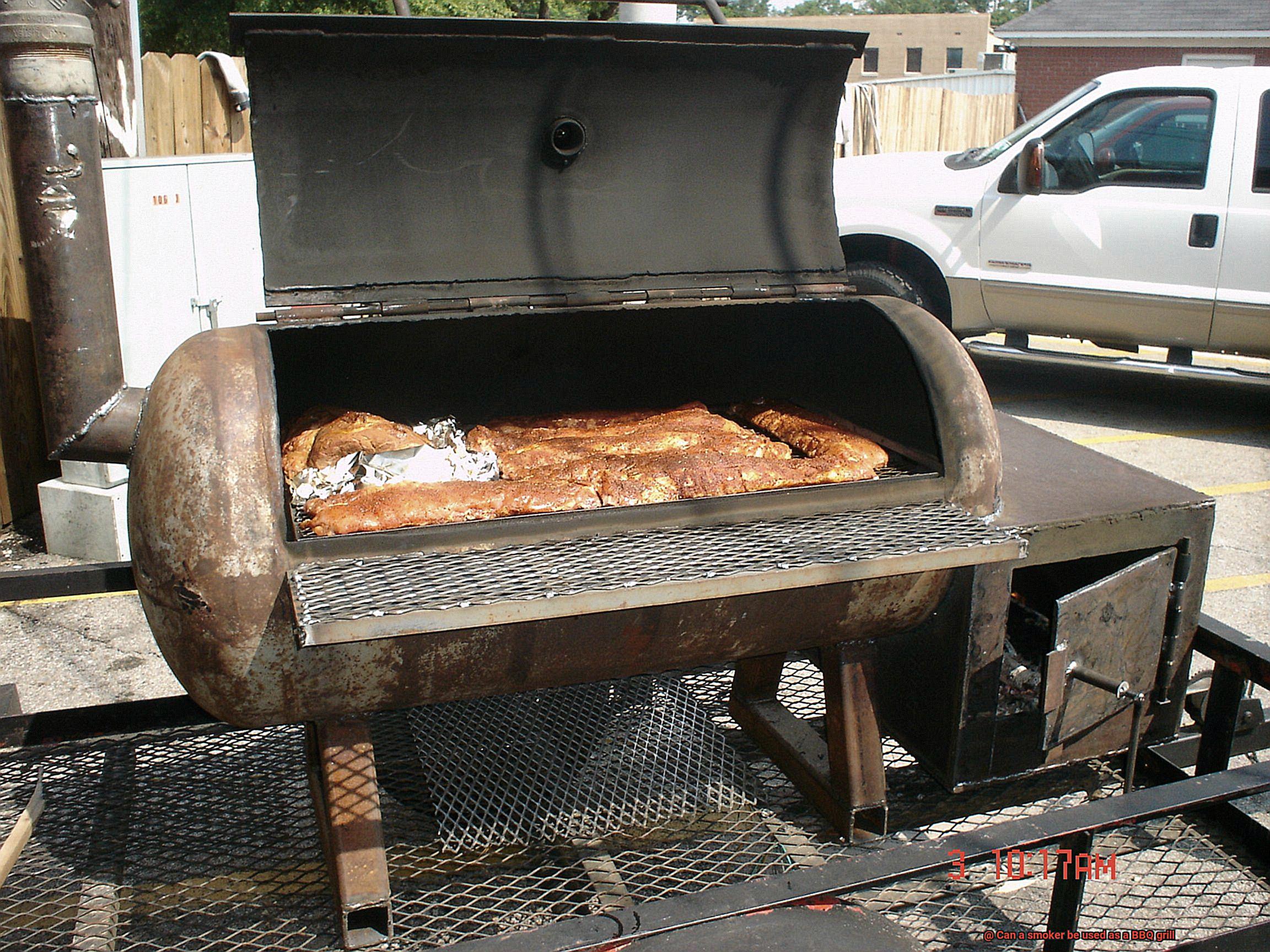 Can a smoker be used as a BBQ grill-3