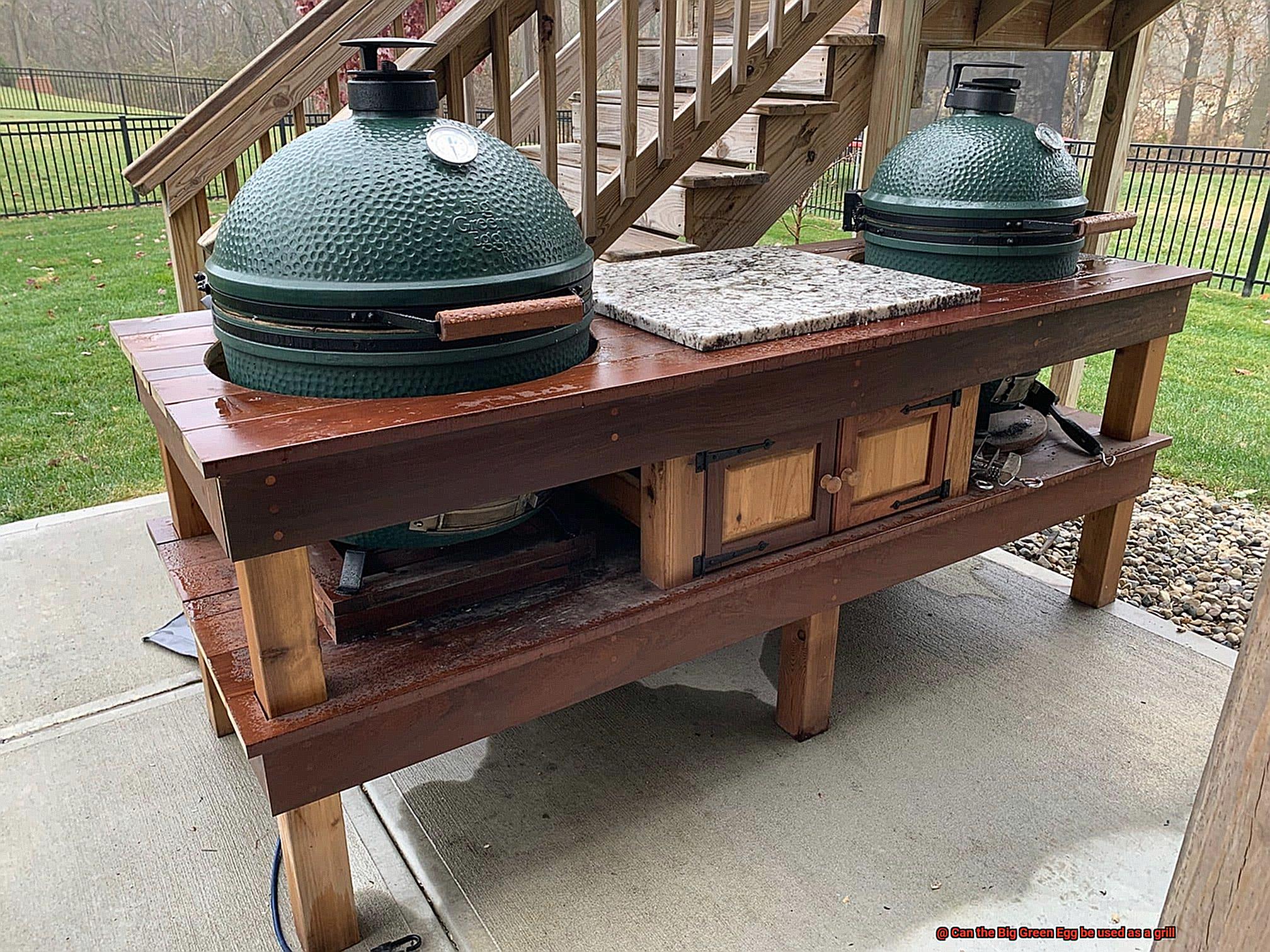 Can the Big Green Egg be used as a grill-2