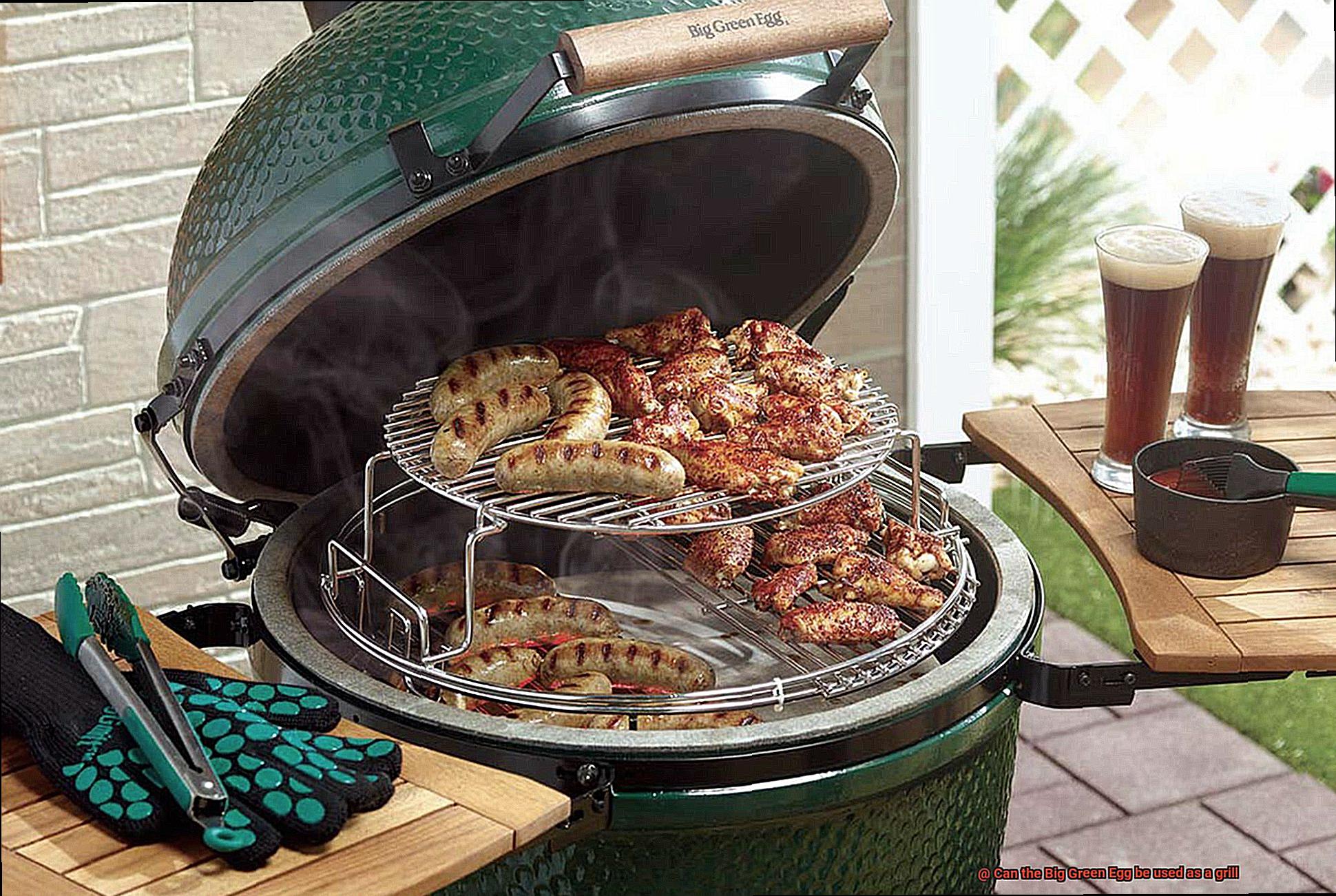 Can the Big Green Egg be used as a grill-5