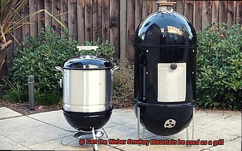 Can the Weber Smokey Mountain be used as a grill-4